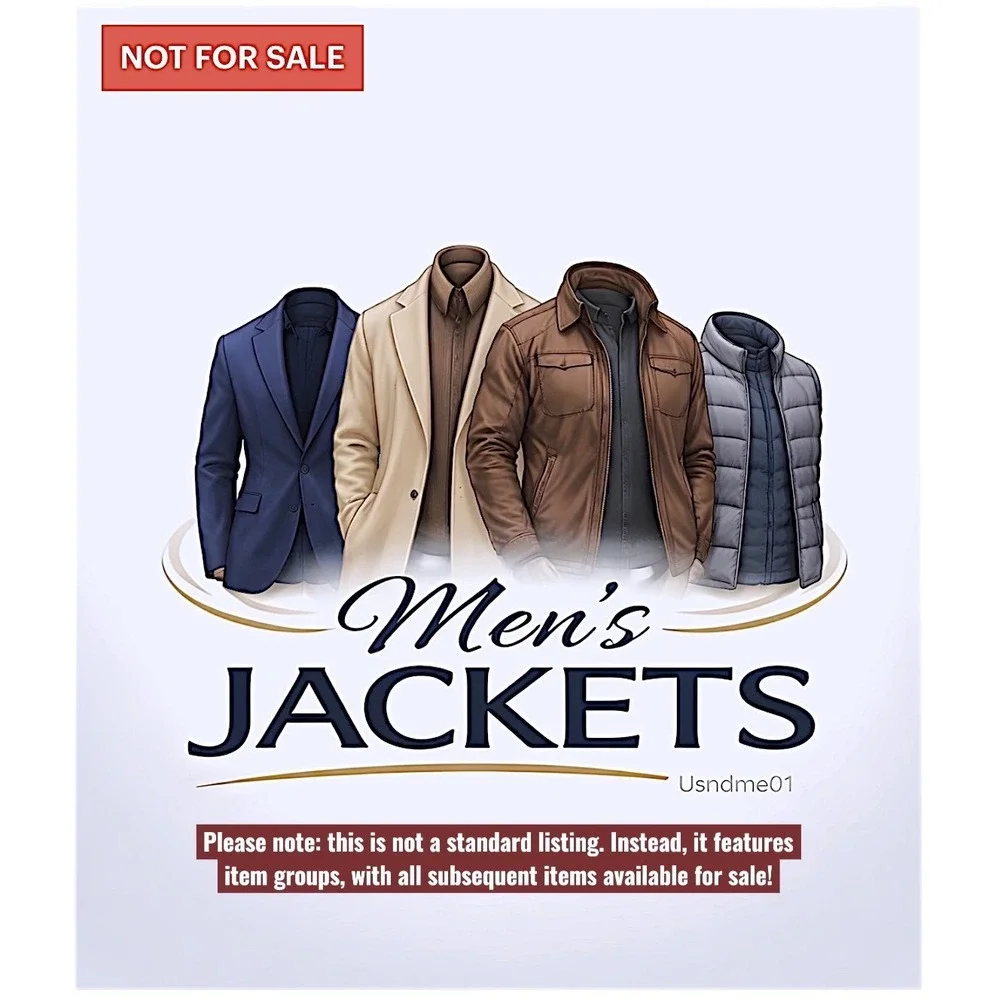 Men's Classic Jackets, Coats, Vests,  and  Leather Jackets